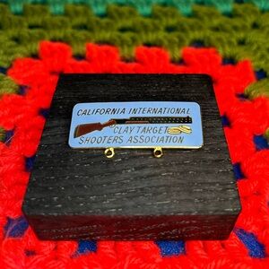 3/$10 Clay Target Shooters Association Pin